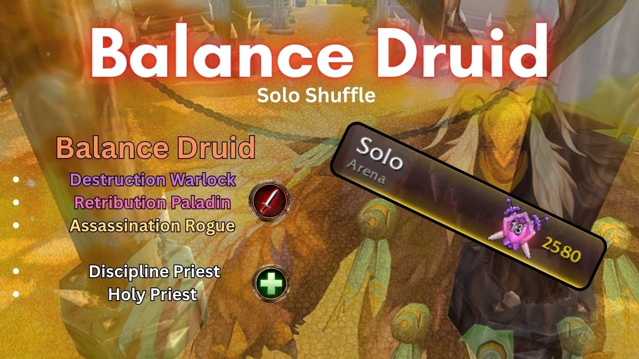Balance Druid PvP 11.1.5 | How Did This Arena Match Get So Intense? | TWW Solo Shuffle
