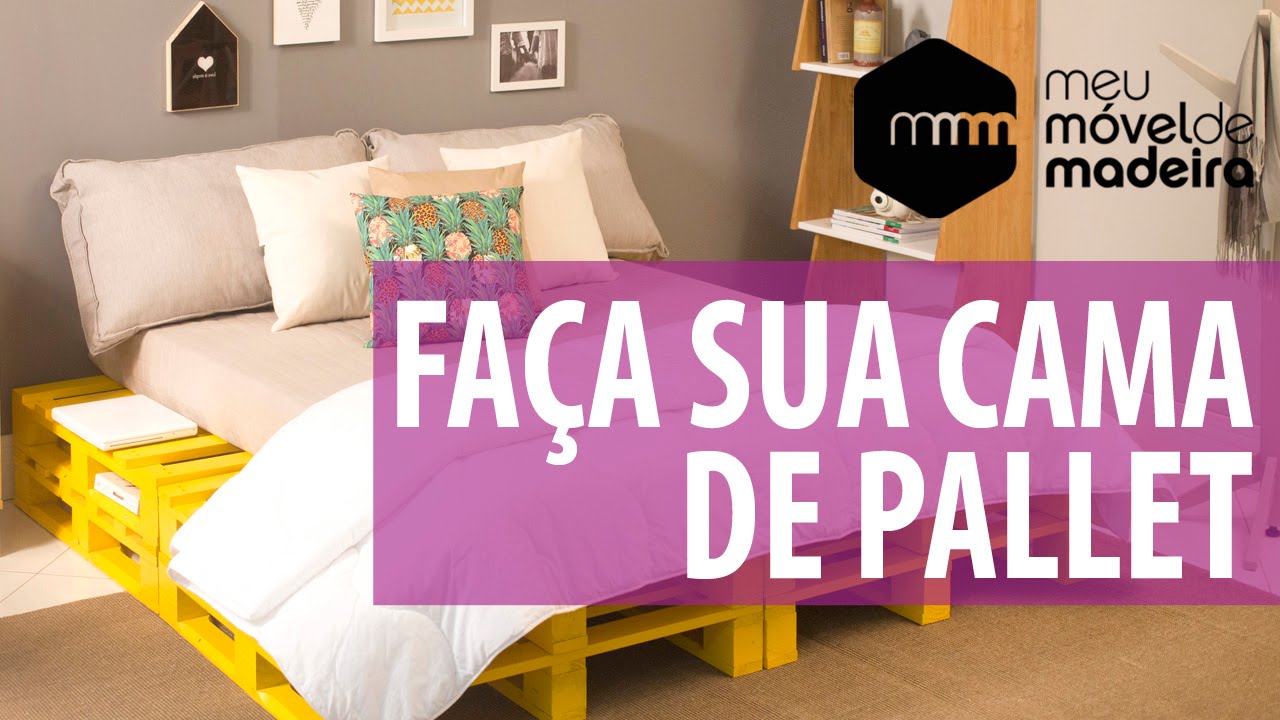 Fa&ccedil;a voc&ecirc; mesma: cama de pallet