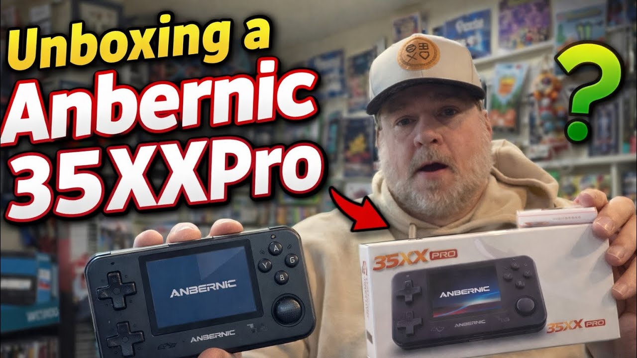 Распаковка Anbernic 35XXPro, совсем не похоже на это фото, сделанное с помощью ИИ, лол.