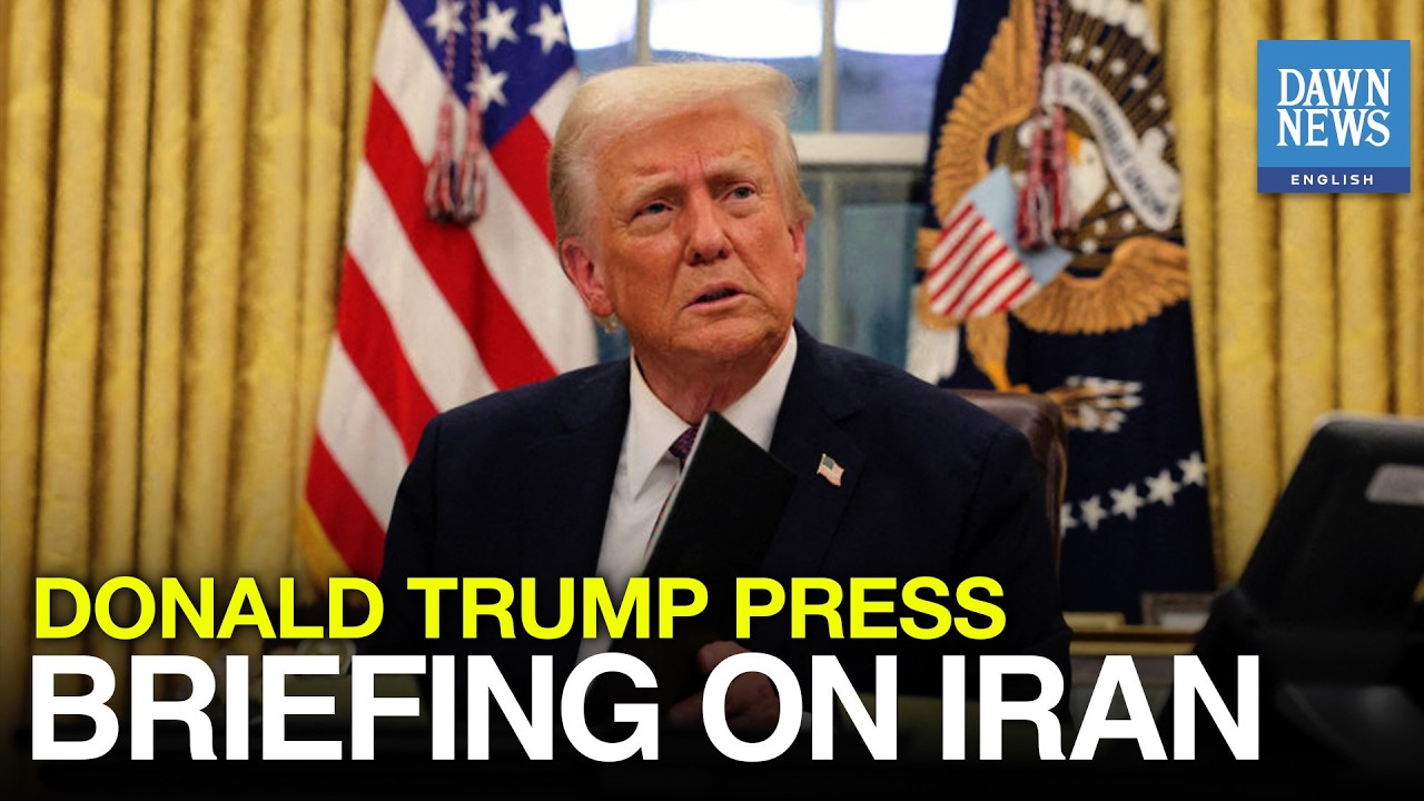 US President Donald Trump Press Briefing on Iran | Middle East | Israel