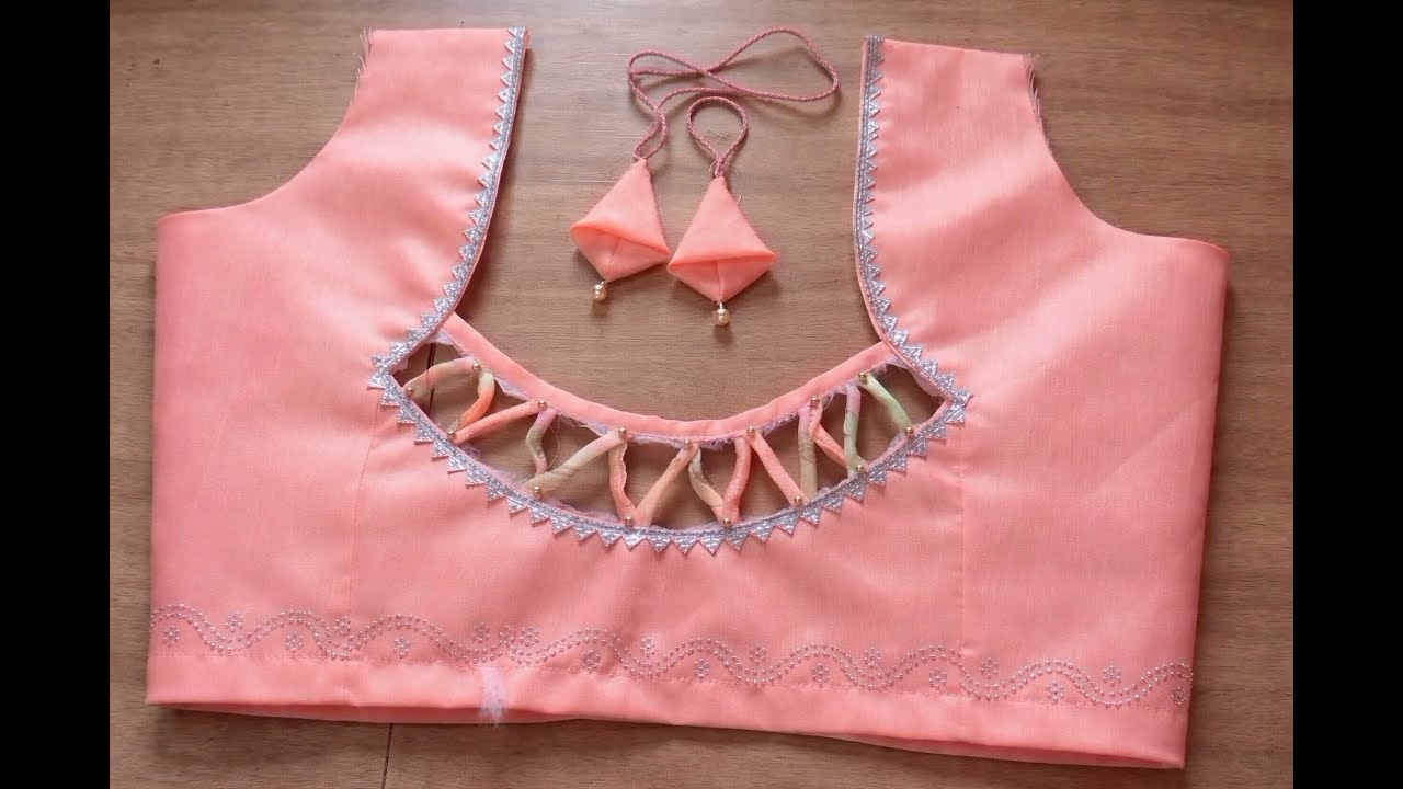 New Trend Blouse Back Neck Design ll Fashionable Blouses stylish ll Blouse Cutting