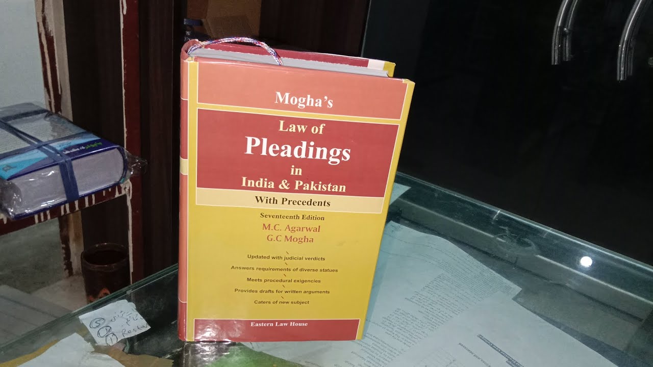 #Mogha's Law of #Pleadings now-Rs2500 DakFree, Whatsapp Order 03014398492