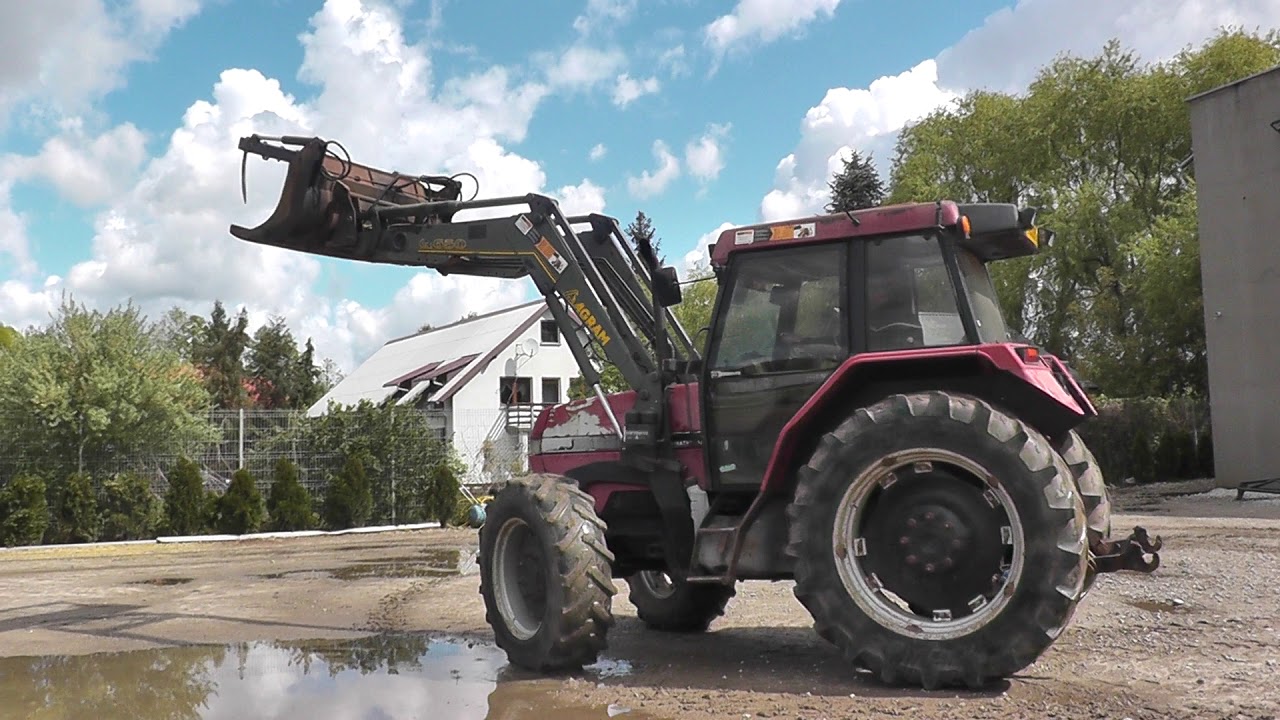 CASE 5120 Z ŁADOWACZEM CZOŁOWYM TRAKTOR 1996 KM MASZYNY BUDOWLANE WWW.KMRENT.PL 56-300 MILICZ