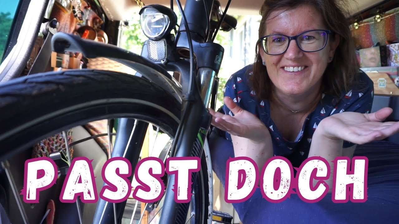 Fahrrad im Minicamper und ab ins Alte Land