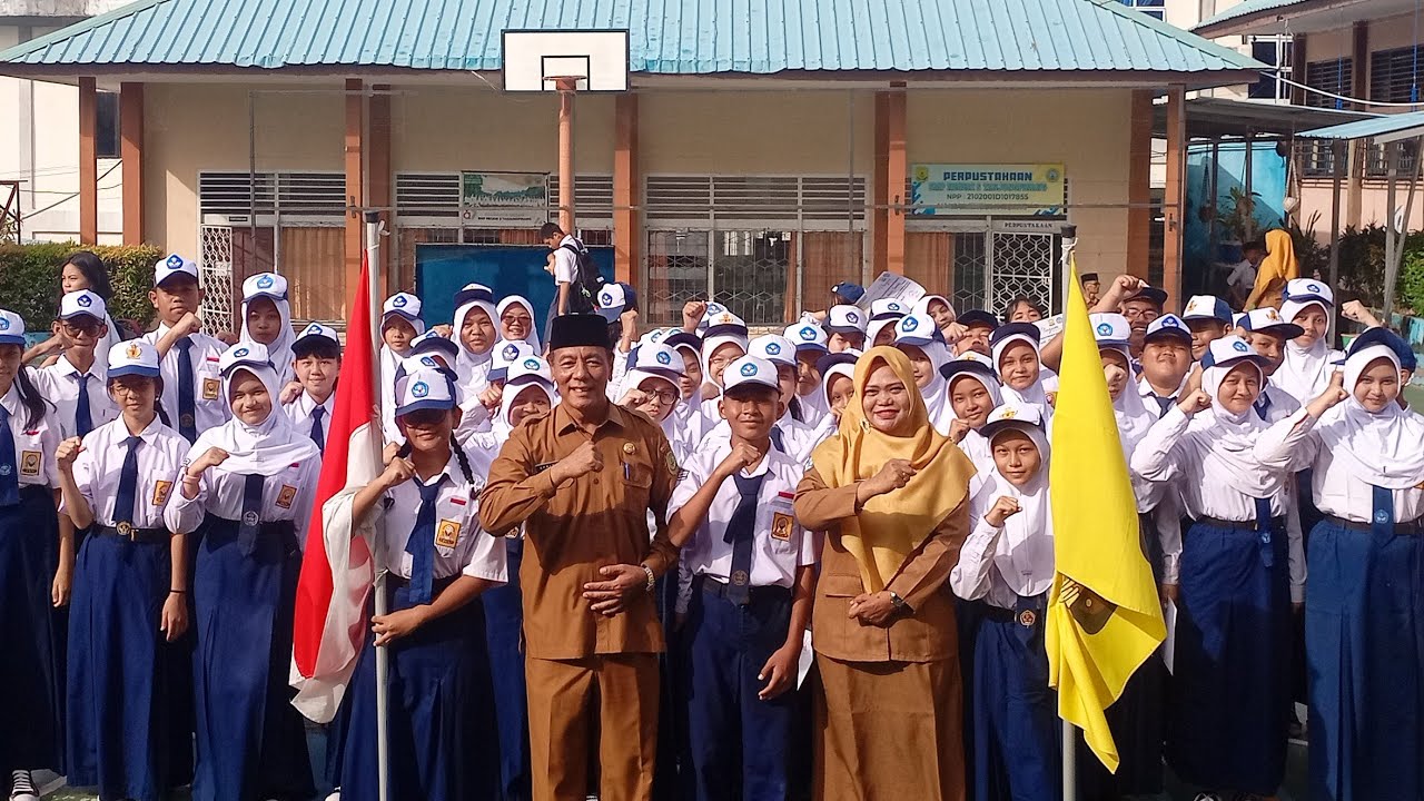Pelantikan Pengurus Osis SMP Negeri 5 Tanjungpinang, Masa Bakti 2025/2026.