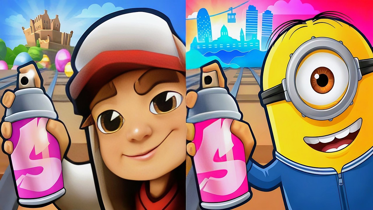 Subway Surfers 🆚 Minion Rush Running Game Games Comparison 