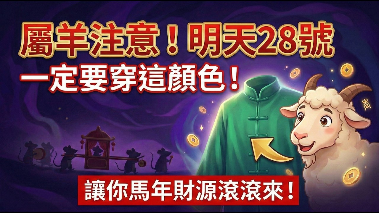 【屬羊注意】明天3月5號「驚蟄」節氣，一定要穿「這顏色」，讓你馬年財源滾滾來！