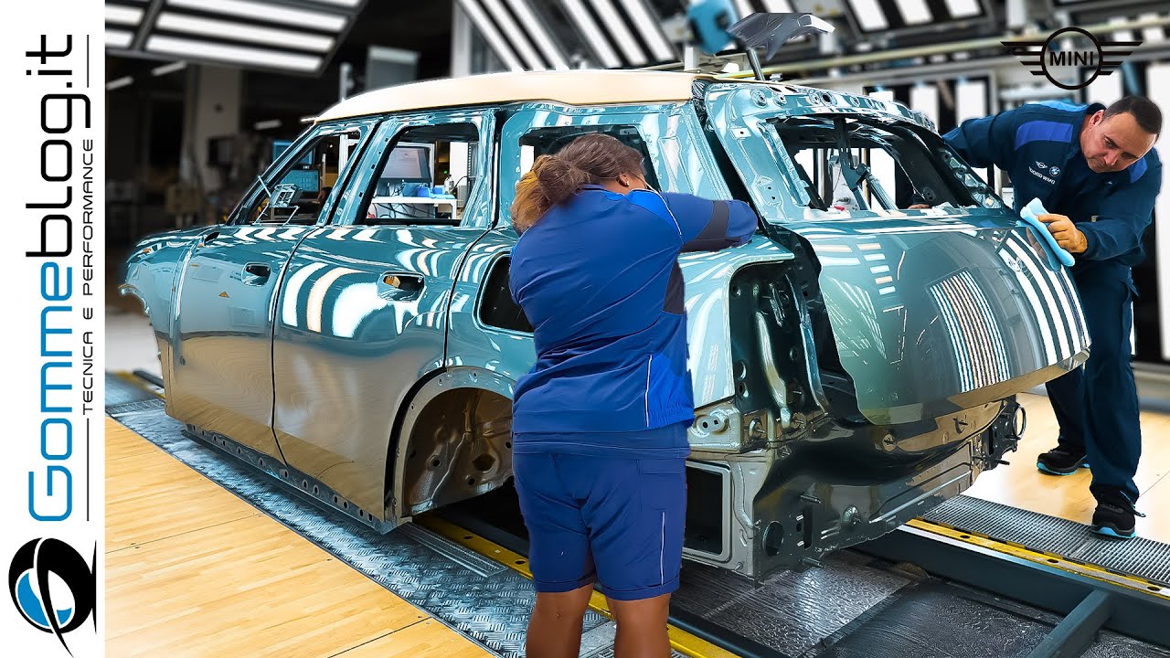 MINI Countryman (2024 г.) Производство серийных автомобилей (завод в Лейпциге)