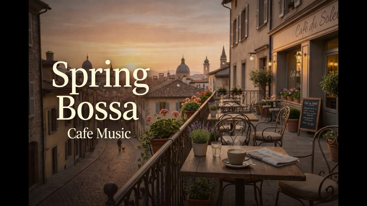☕4H  Cozy Spring Jazz Petals & Bossa Nova | Soft Vocal Café Music for Study, Relax & Morning Coffee