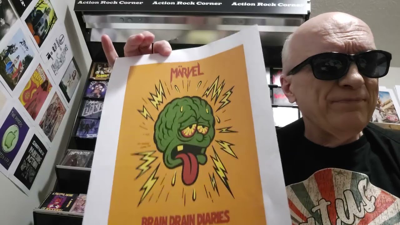 Marvel  ... Brain Drain Diaries review #rockmusic #rocknroll #highenergyrock #actionrock 