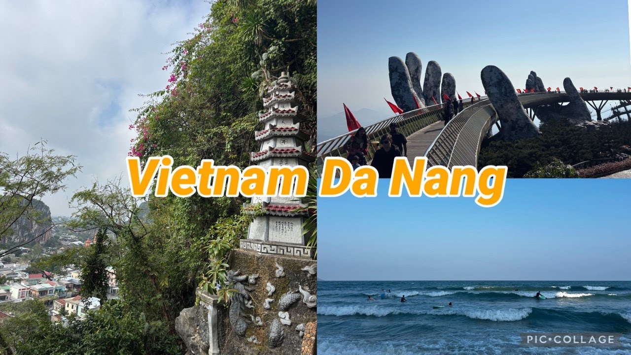 Vietnam Vlog Da Nang - Golden Bridge and Marble Mountain!