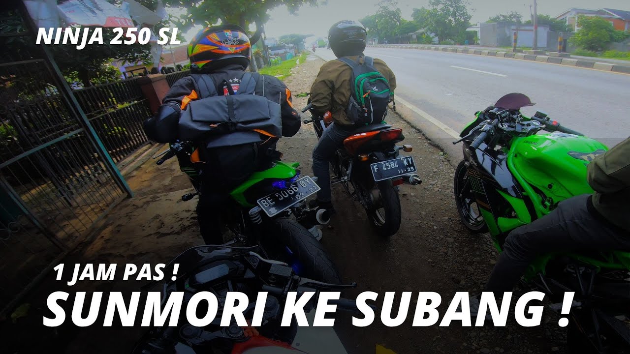 SUNMORI KE SUBANG ! | Ninja 250 SL