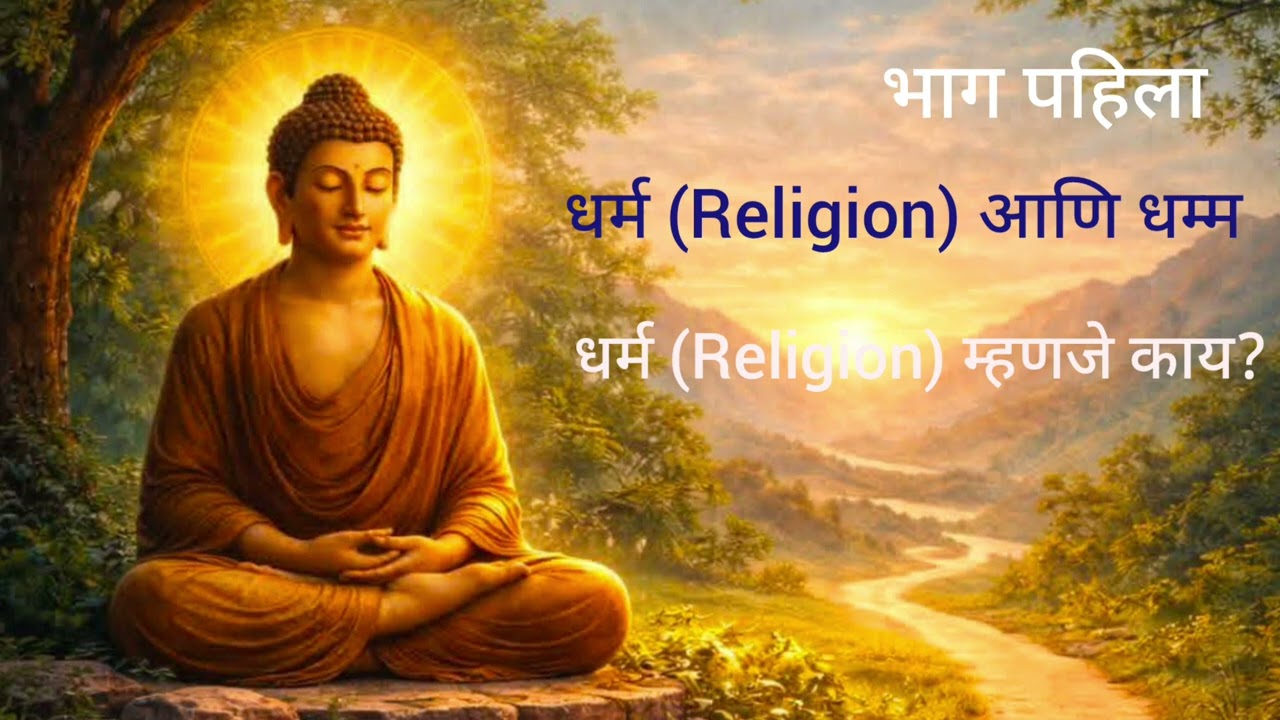 धर्म ( Religion) आणि धम्म || धर्म म्हणजे काय? || बुद्ध आणि त्यांचा धम्म ग्रंथ वाचन || मराठी विचार 