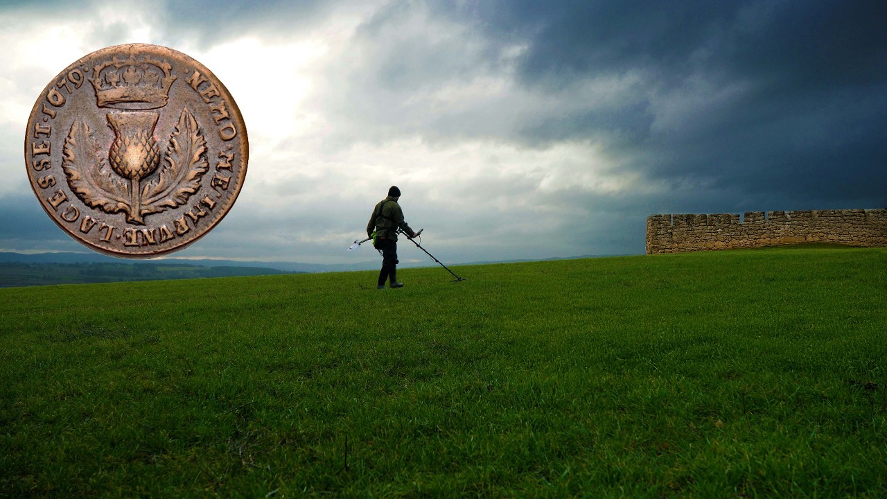 Finding 300+ Year Old Scottish Coins In The Highlands - METAL DETECTING SCOTLAND