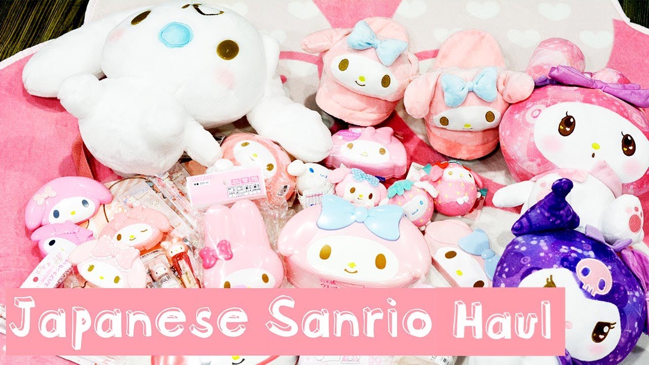 GIANT JAPANESE  KAWAII SANRIO HAUL | my melody, Cinnamoroll & more