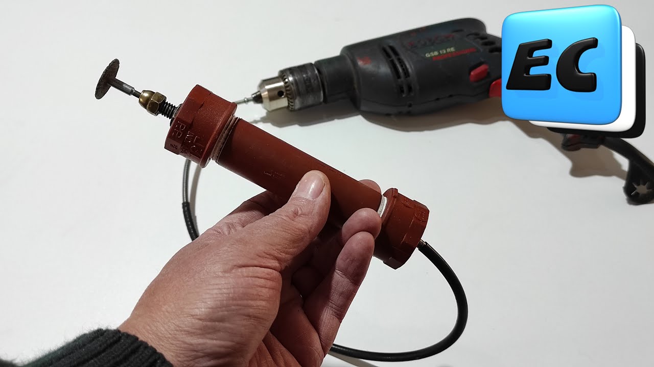 🛠 Flexible para taladro casero