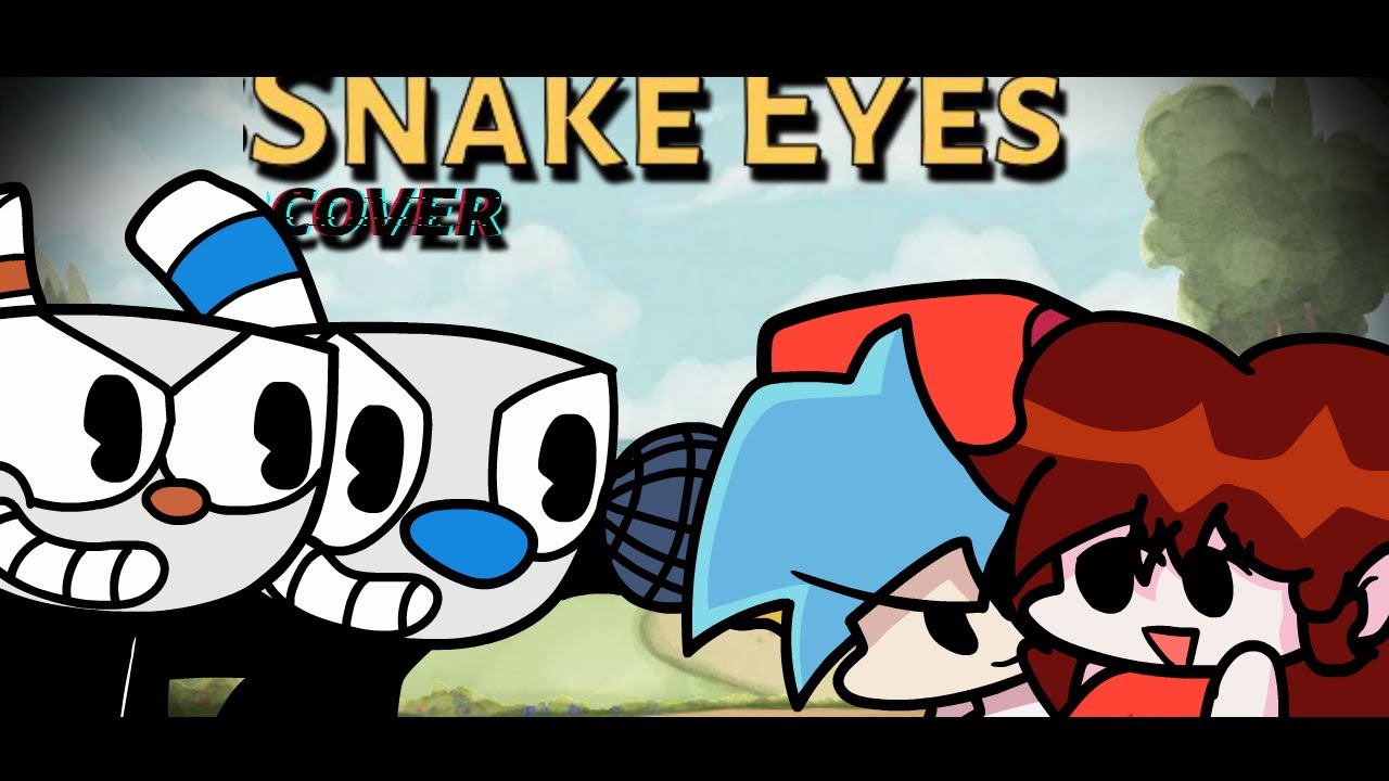 Snake Eyes Duel | Snake Eyes but Mugman and GF Sings It | FNF Indie Cross Cover