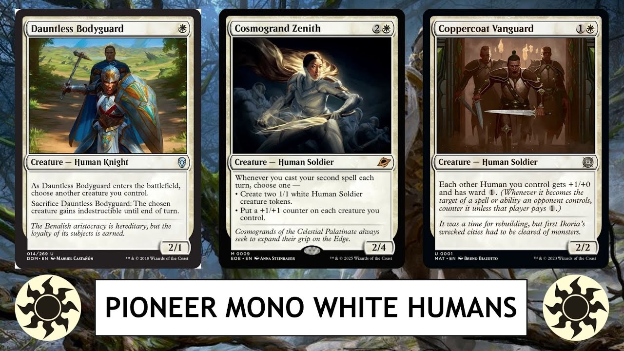 MTG Pioneer Mono White Humans - Truly The Zenith Of All Humans