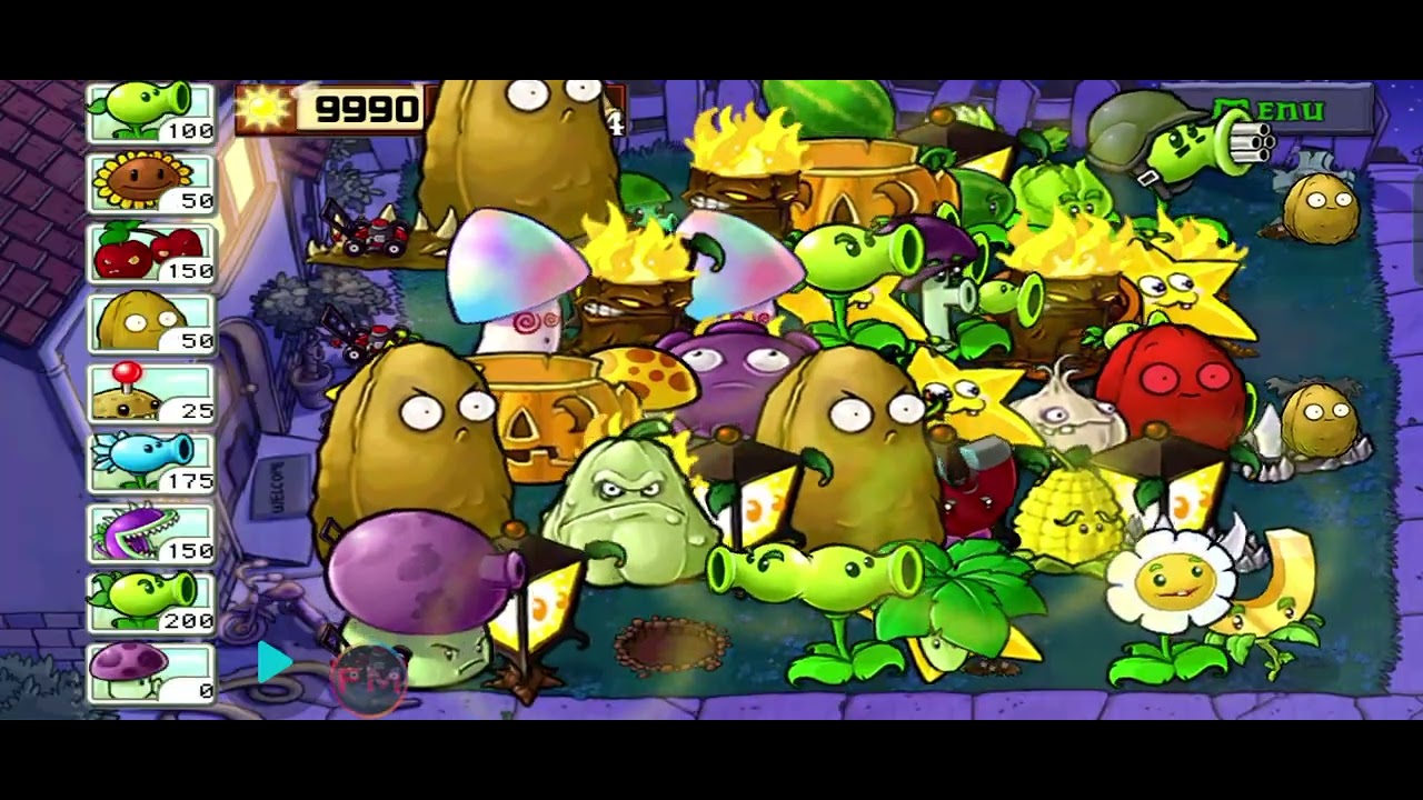 Plants vs Zombies | Survival Day GamePlay HD | PvZ MOD Menu Episode 014