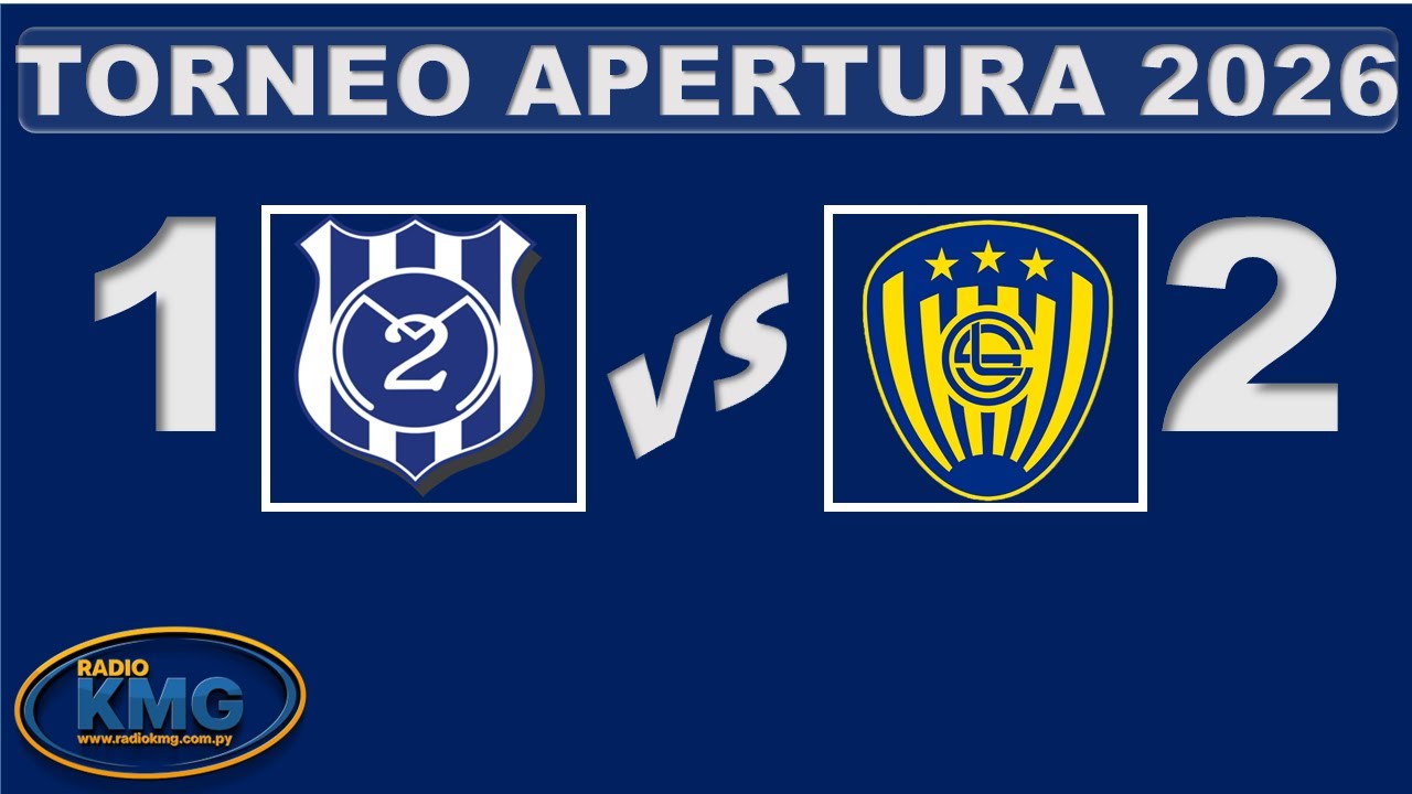 2 DE MAYO VS SP. LUQUEÑO// TORNEO APERTURA PY. 2025// FECHA 1 DE 22