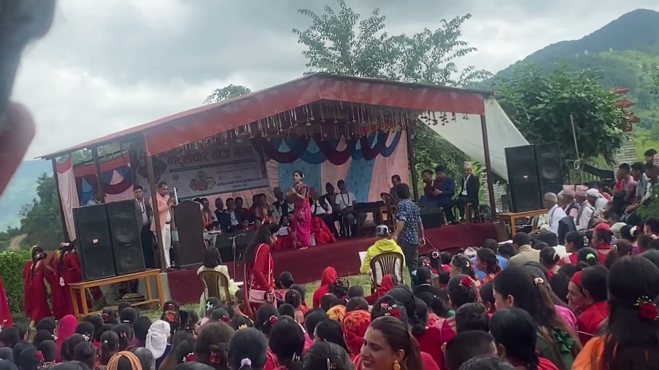 Batulechaur teej mela dance performance 