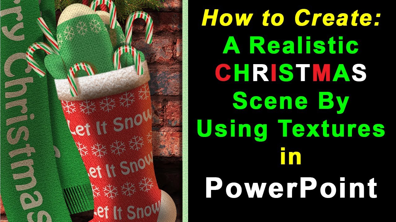 Christmas is all about Textures Let's Create Realistic Christmas Textures.