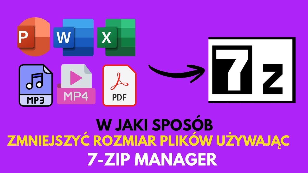 W jaki sposób zmniejszyć rozmiar plików używając 7 Zip