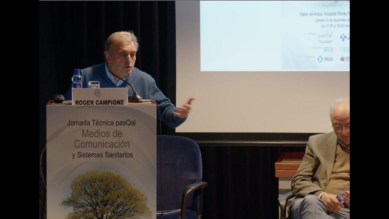 Dacio Alonso. Unión de Consumidores de Asturias. "Medios de Comunicación y Sistemas Sanitarios".