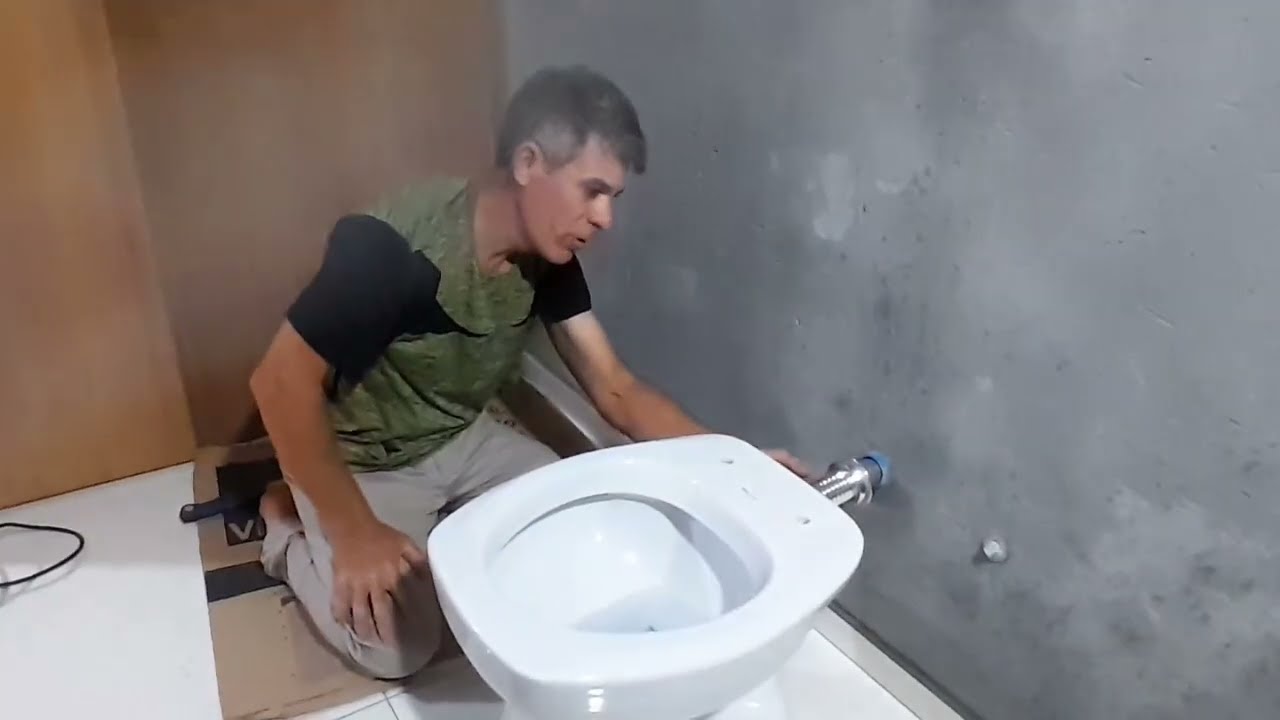 Verdadeiro passo a passo de como instalar vaso sanitario em banheiro. 