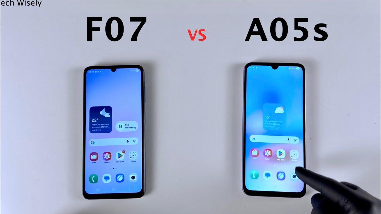 SAMSUNG F07 vs A05s - Speed Test