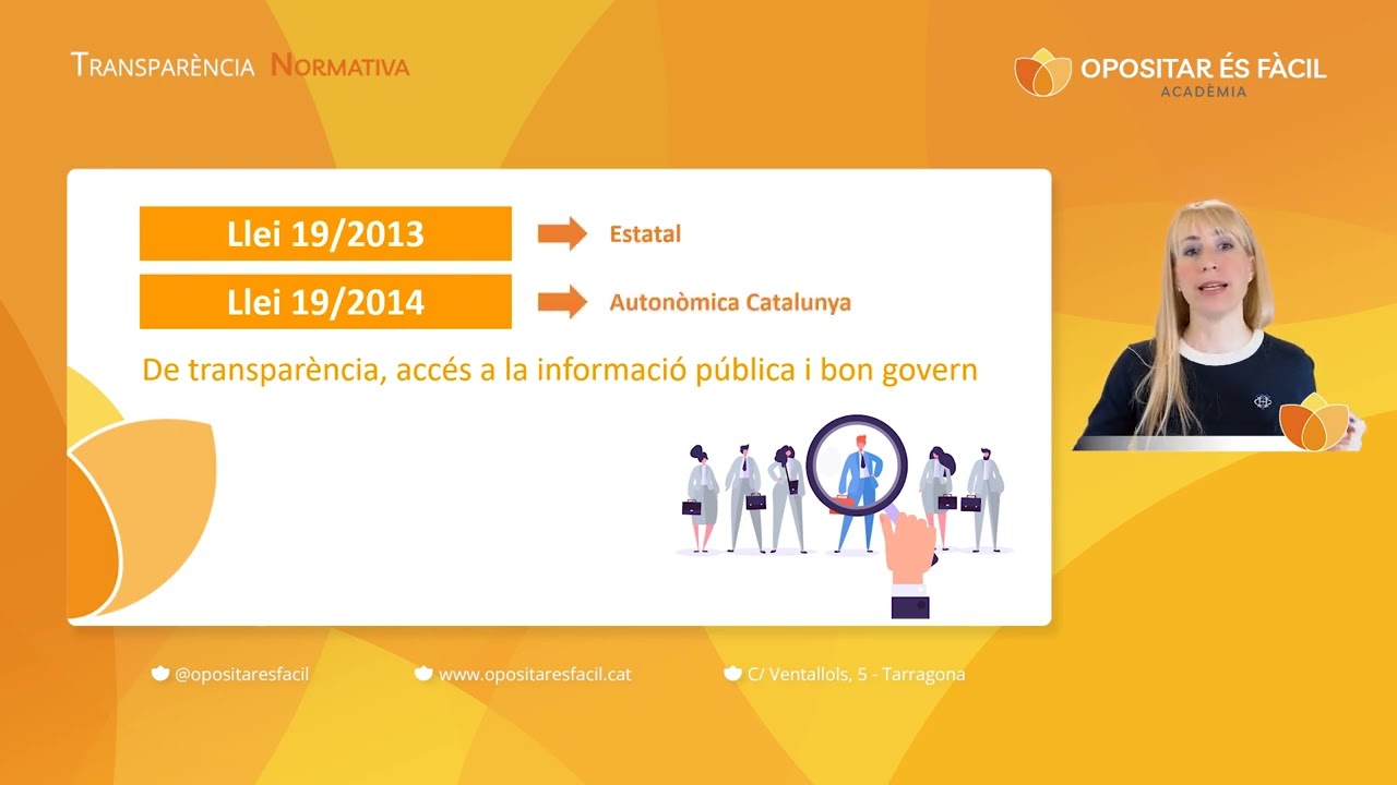 Transparència, accés a la informació i bon govern · Normativa rellevant