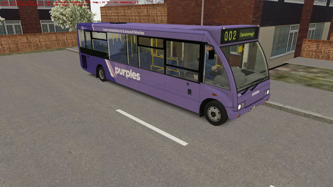 OMSI 2 | Lincolnshire | Optare Solo 920 RollerBlinds | Go North East Peterlee Purples Livery