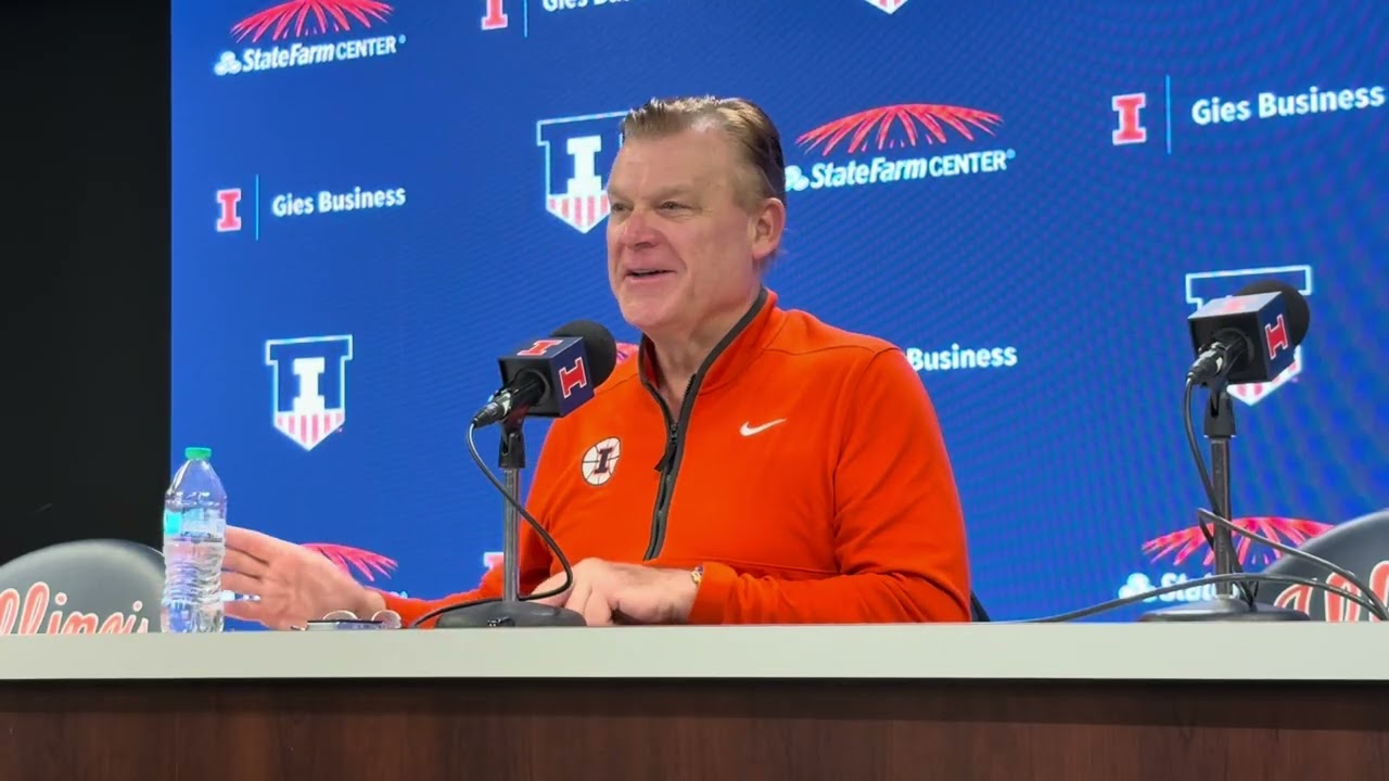 #Illini coach Brad Underwood post game vs. Wisconsin 