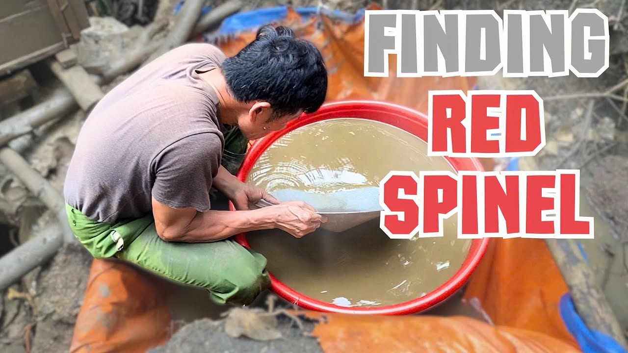 THE HUNT FOR RARE RED SPINEL IN LUC YEN MINING