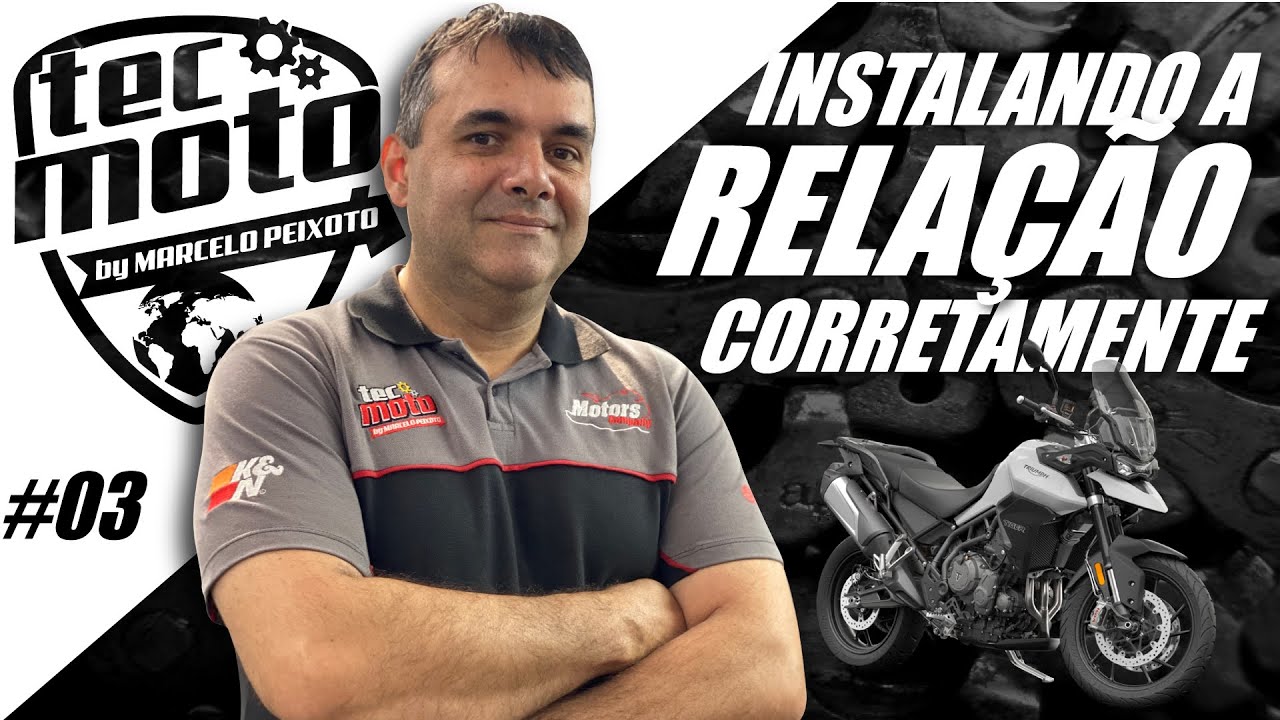 TUDO SOBRE RELAÇÃO DE MOTO - PARTE III - COMO COLOCAR A RELAÇÃO NA MOTO