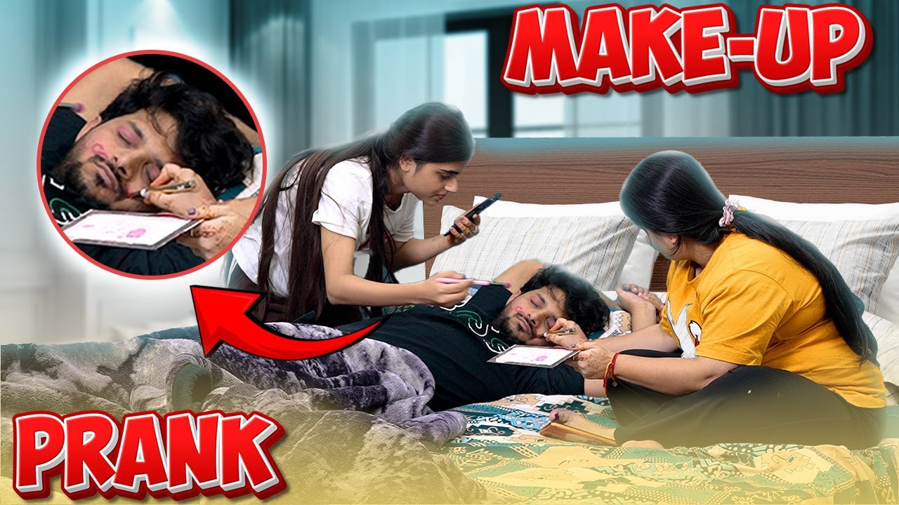 MAKE - UP Prank On Danish Khan ( Hair ) | Prank on Danish Khan ( Hair ) | Prank 2025 | Hair