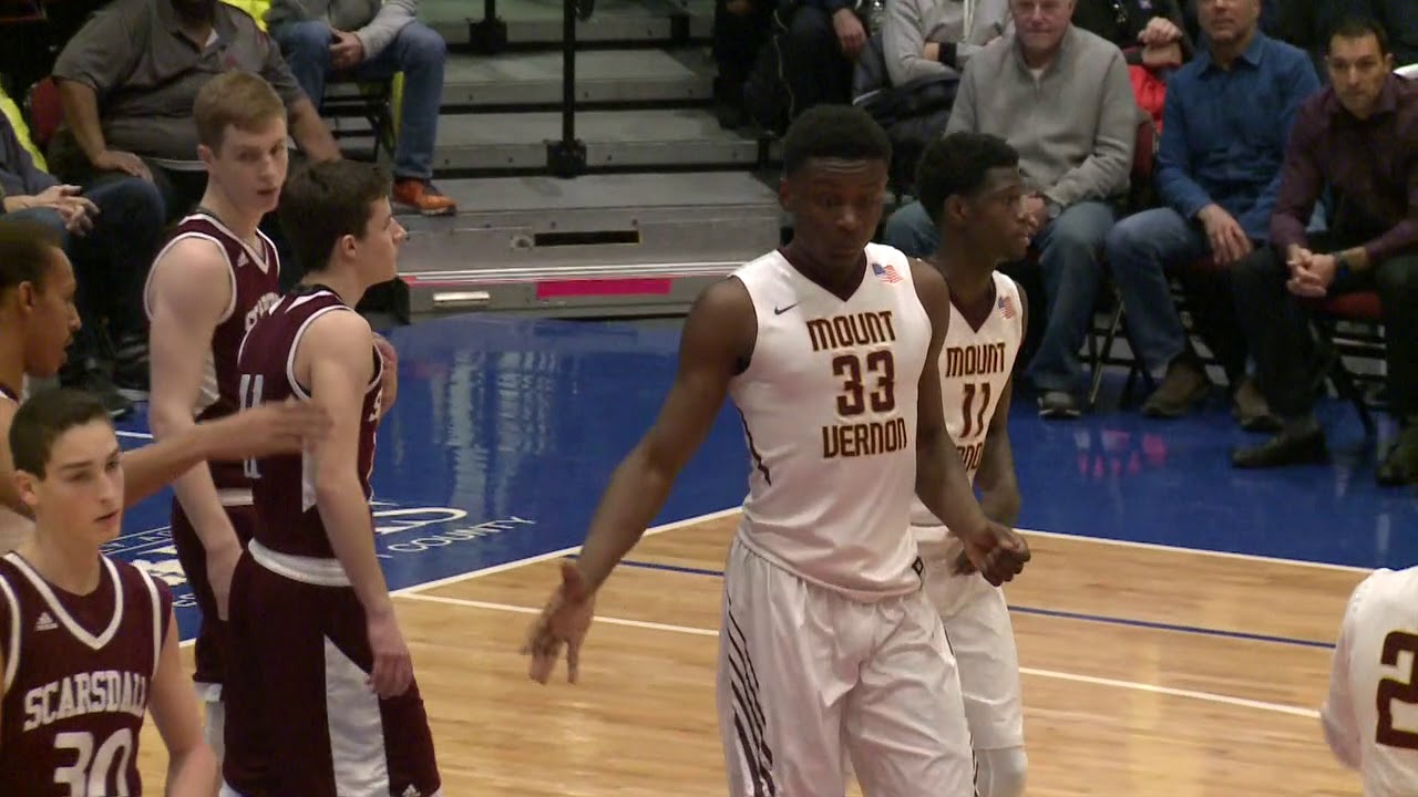 Full Game: Mount Vernon 67, Scarsdale 61 F/OT - boys basketball