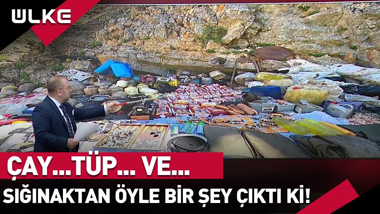 Çay... Mutfak Tüpü... Derken Sığınaktan Çıkan İlginç Detay Şaşırttı! Jandarma Buldu