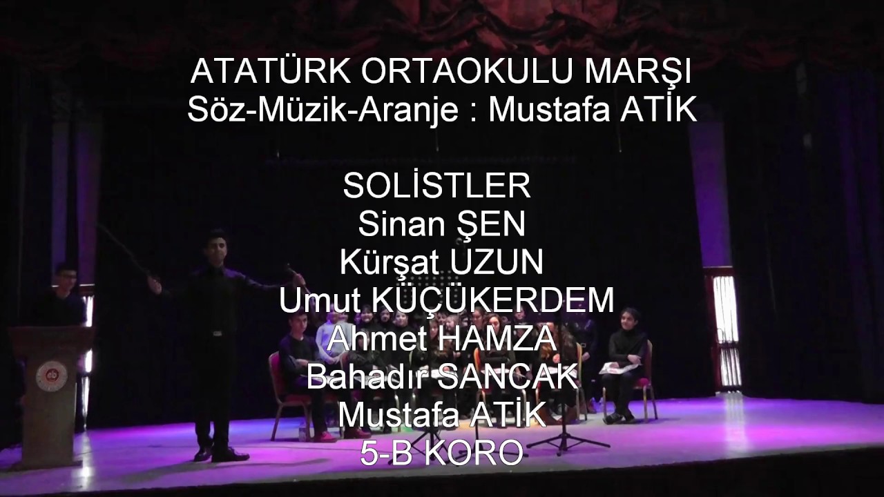 ELMADAĞ ATATÜRK ORTAOKULU MARŞI , ÖĞRENCİLER