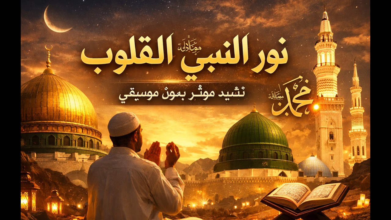 نور النبي ﷺ في القلوب | Nasheed عربي مؤثر بدون موسيقى | Arabic Nasheed No Music