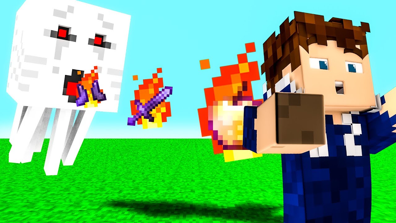 Minecraft, Maar GHAST Spugen OP Items!