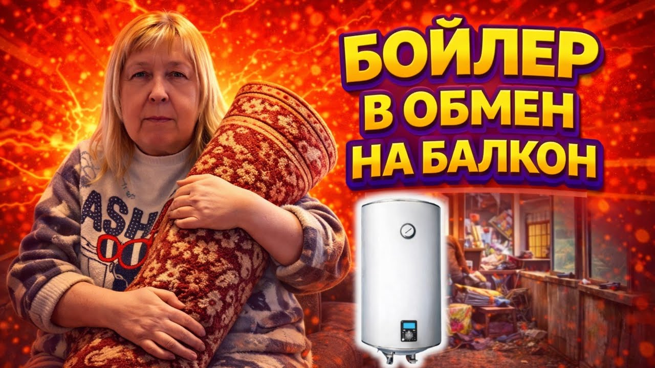 Как считаете? Галя сделает? Бойлер в обмен на балкон 😁