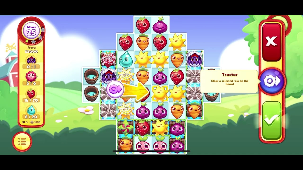 Farm Heroes Saga Level 1881 to 1887