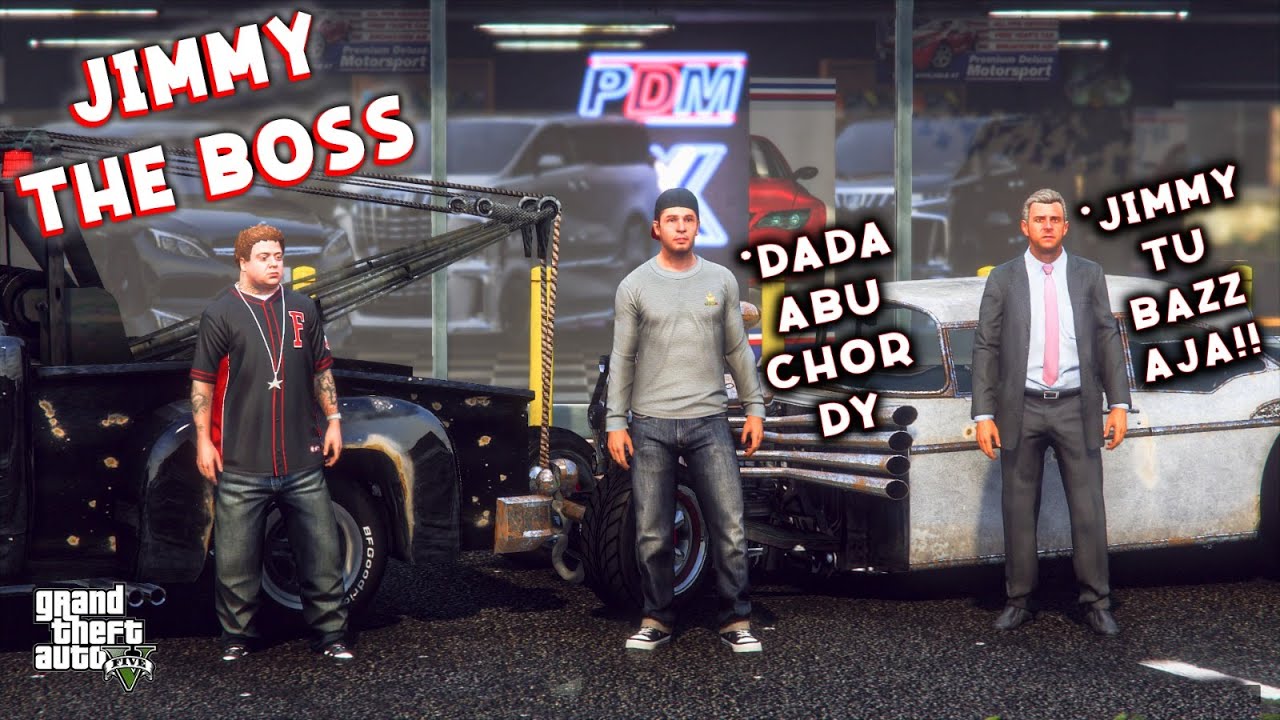 GTA 5 Pakistan | JIMMY THE BOSS | DADA ABU is Angry | Ft.Ali Bhai | Urdu
