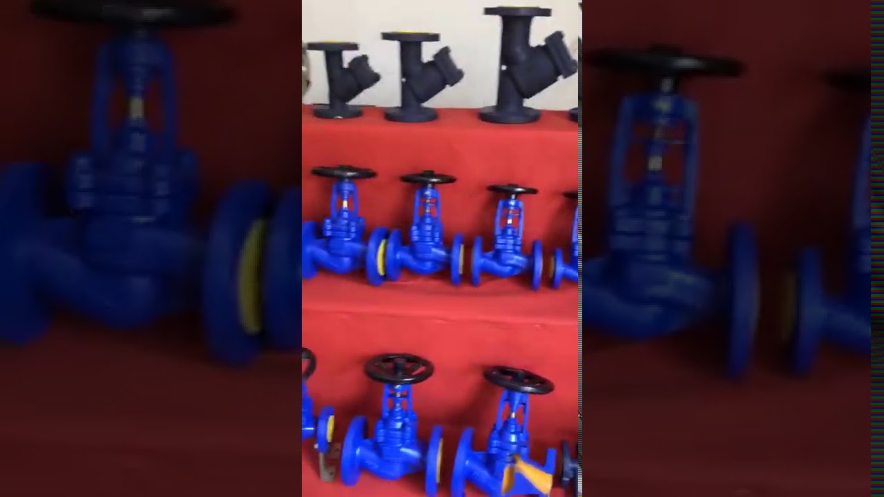 Bellow sealed globe valve steam valve high quality DIN bellow globe valve