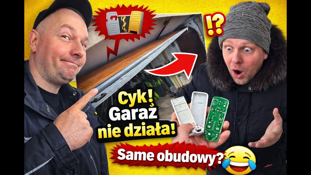 Kupił piloty&hellip; bez elektroniki 🤦&zwj;♂️ | A potem brama po zderzeniu z autem 🚗💥