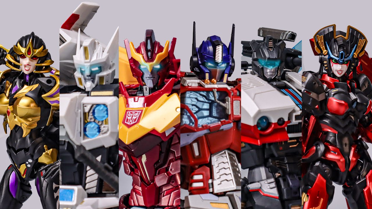 AMT Style！6 pretty transformers stop motion.