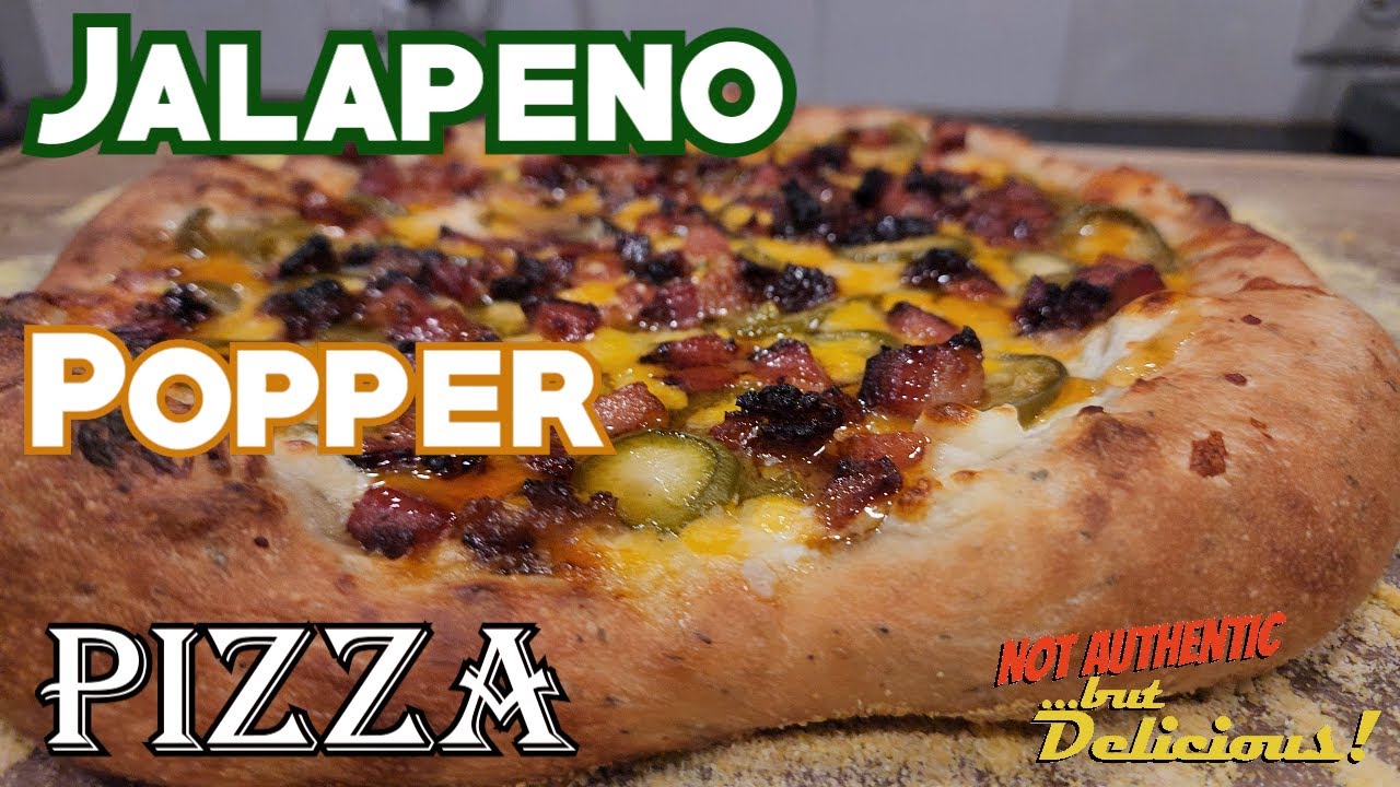 Jalapeno Popper Pizza - Inspired by Casey's, but homemade and WAY BETTER!