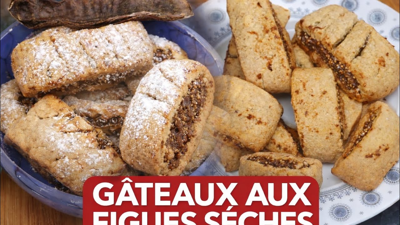 Gâteaux délicieux 😋 aux figues sèches. 