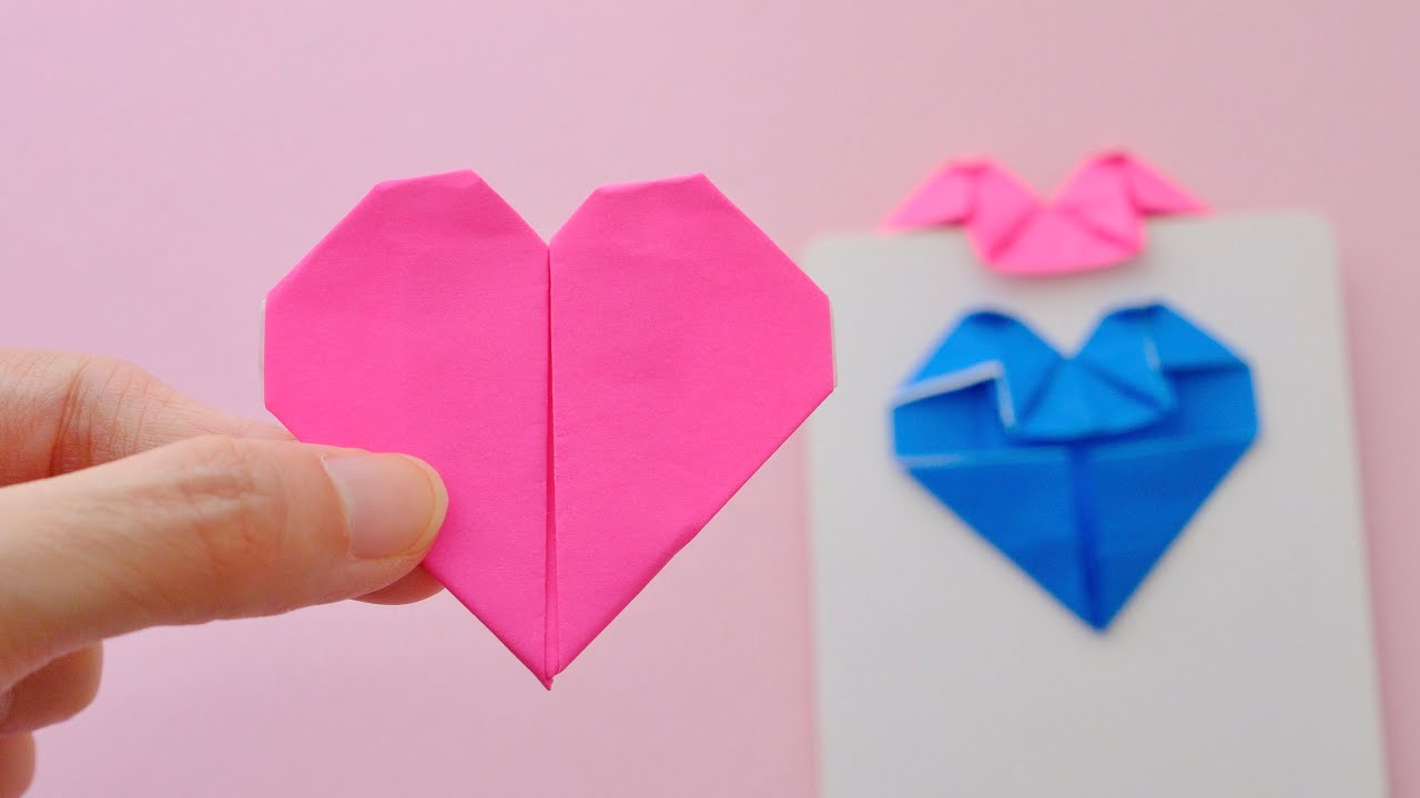 情人節摺紙 摺紙愛心 （掛鉤款） Origami heart (Easy)